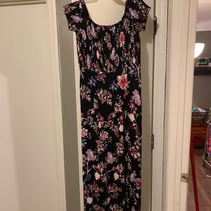 Floor length floral dress from express